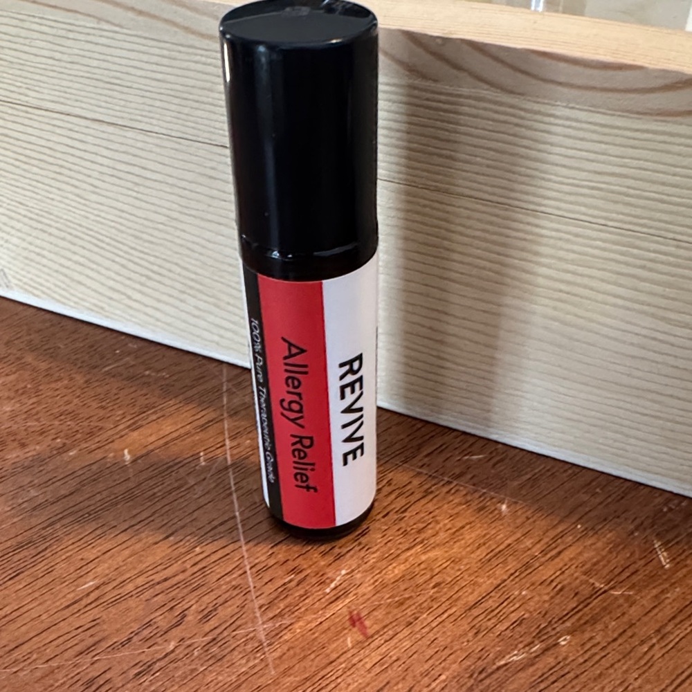 Black Roller Bottle with White Label